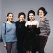 With hair, makeup and dress assistants during Die Lustige Witwe (Léhar) at Opéra Bastille, Paris.
